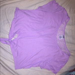 Lavender PINK Front Tie Top 💕 [15% off 2+]